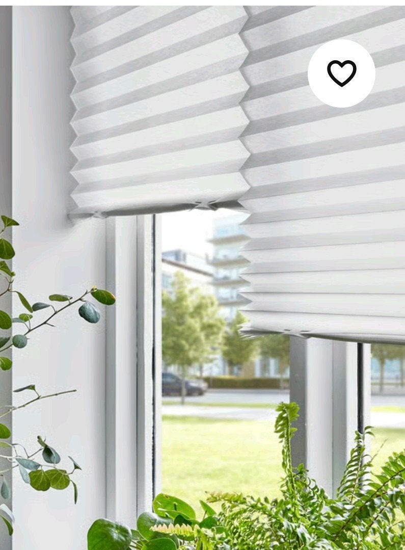 plissé gordijn Ikea Schottis, Huis en Inrichting, Stoffering | Gordijnen en Lamellen, Ophalen, 90 cm, 190 cm, Wit