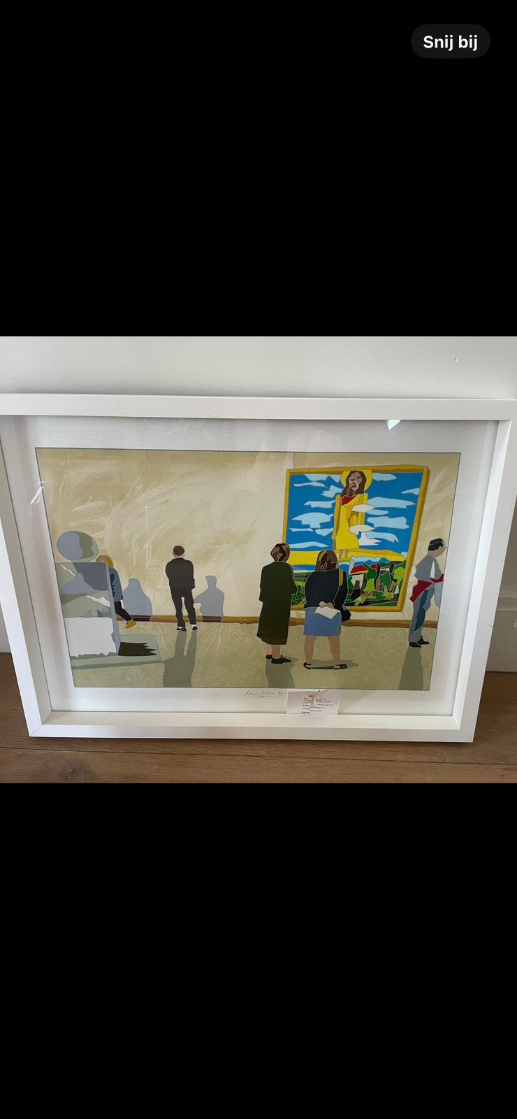 Schilderij Ugo Espolo Silkscreen Museo dell Anima, Ophalen of Verzenden