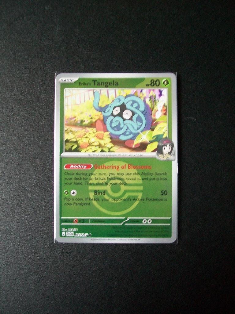 2257. Nieuwe Pokemon Kaart Holofoil Erika's TANGELA(007/217), Verzenden, Nieuw, Losse kaart, Foil