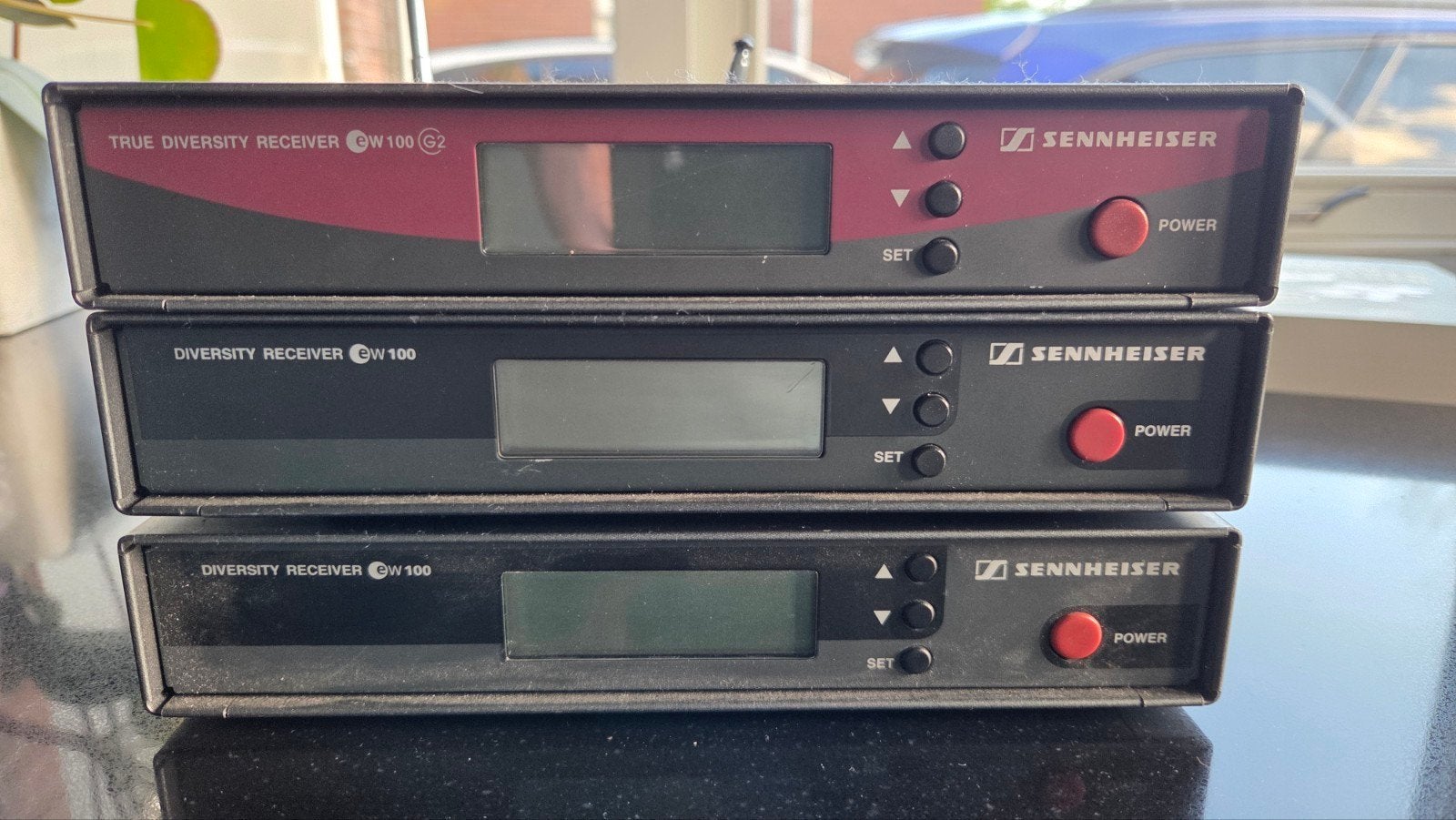 Sennheiser EW 100 2x G1/ G2 Draadloze Ontvangers (3 stuks), Ophalen of Verzenden, Gebruikt, Overige typen
