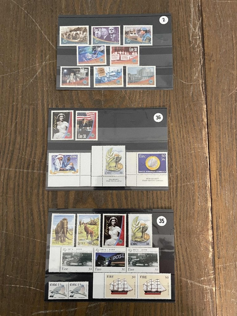 postzegels Ierland postfrisse  postzegels op kaart (2-36-35), Postzegels en Munten, Postzegels | Volle albums en Verzamelingen