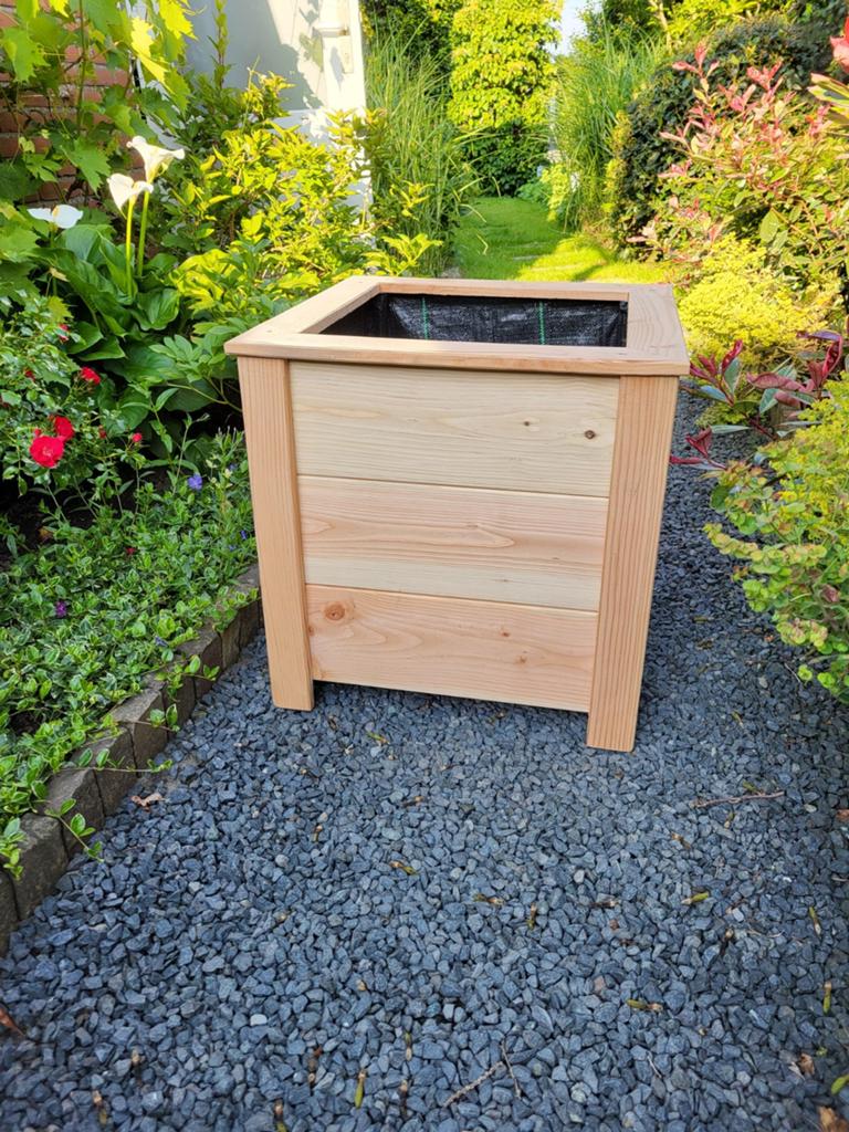 Douglas plantenbak 60x60x60 cm - Vierkant, Ophalen, Overige materialen, 40 cm of meer, Vierkant