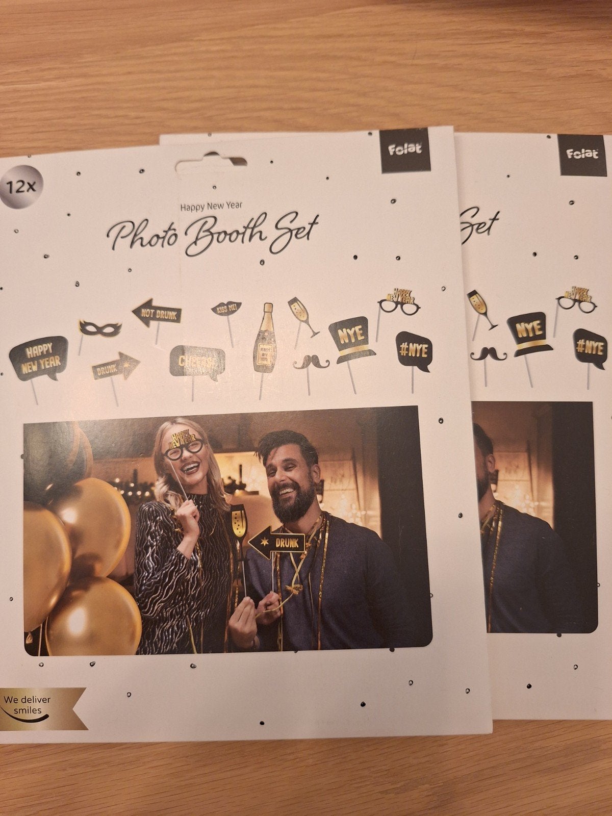 Leuke Photo Booth Set - Happy New Year (12 stuks), Hobby en Vrije tijd, Feestartikelen, Ophalen of Verzenden