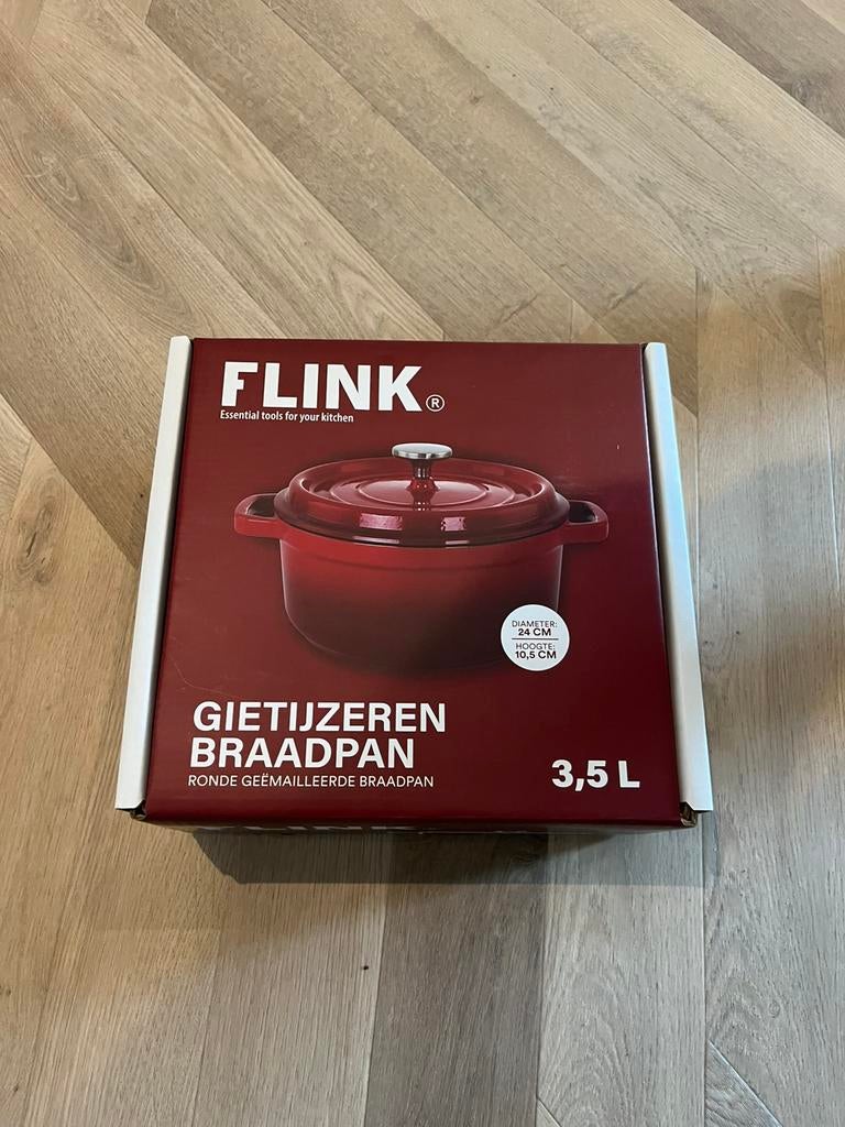 Braadpan, Ophalen of Verzenden, Zo goed als nieuw, Rvs of Chroom