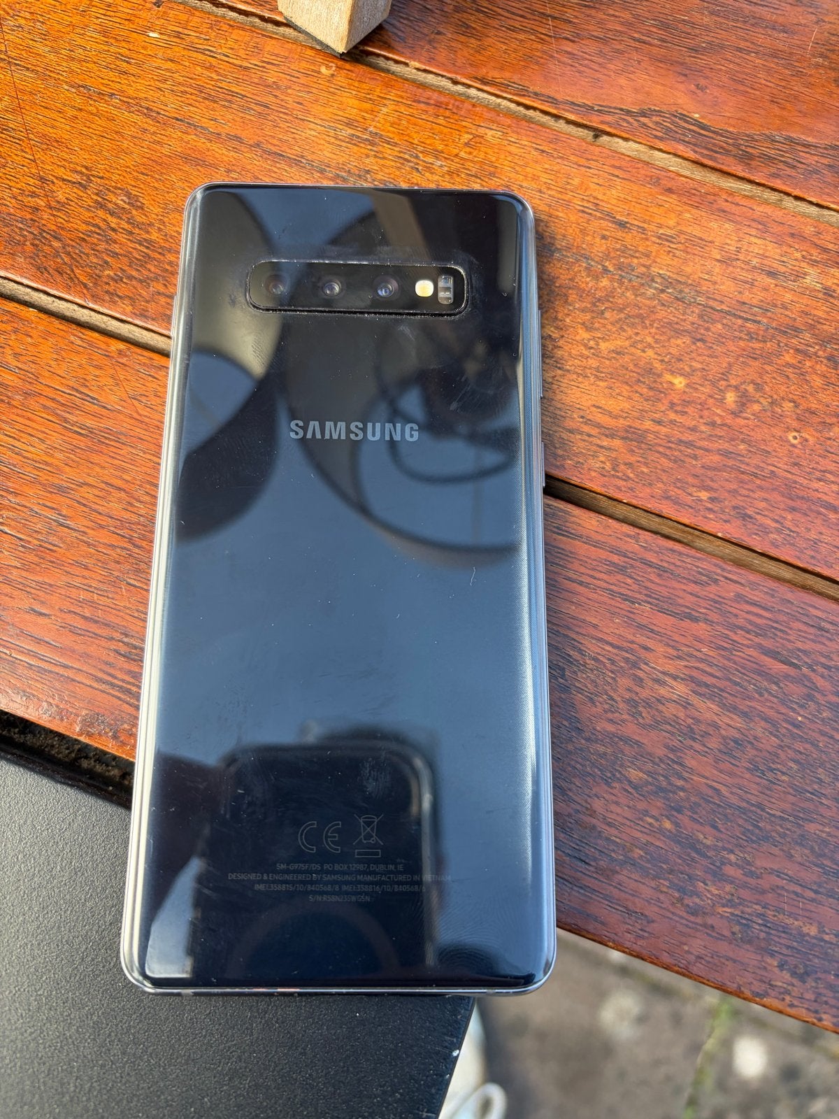 Samsung Galaxy S10+ 128GB Zwart - Gebruikt met schade, Gebruikt, Zwart, Touchscreen, Ophalen of Verzenden
