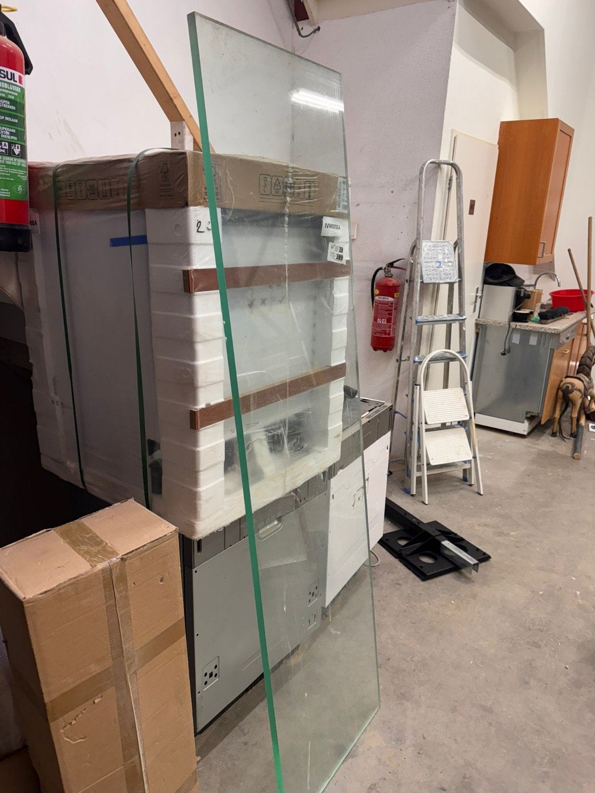 Plexiglas 20mm dikte , anti inbraak , 193cm x 53cm, Ophalen of Verzenden, Gebruikt