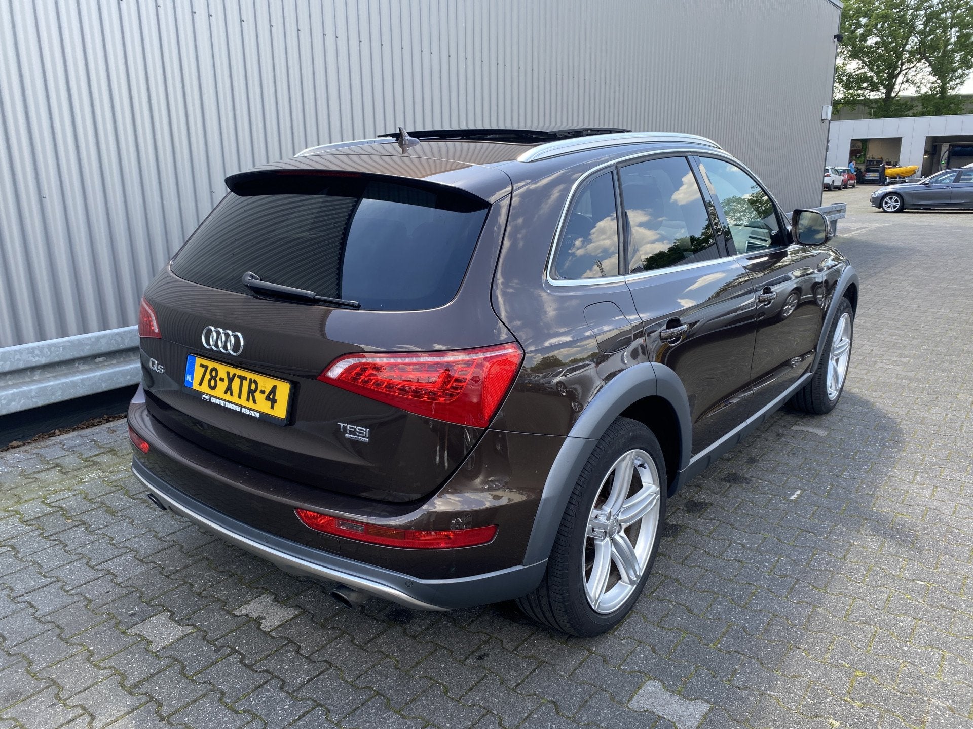Audi Q5 2.0 TFSI quattro Pro Line AUTOMAAT, Clima, Stoelvw,, Auto's, Automaat, Stof, Gebruikt, 4 cilinders
