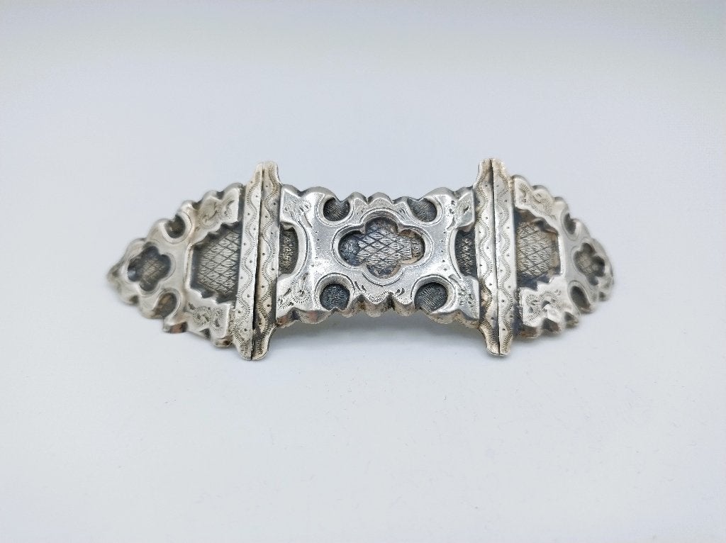 Zilveren haarspeld, A.J. Nobel, Schoonhoven, 1886, Antiek en Kunst, Verzenden, Zilver
