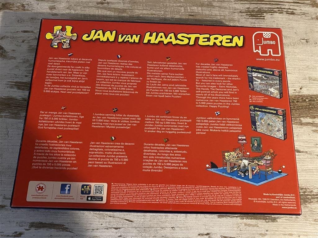 Jan van Haateren - Kerstmis 1000 stuks [s112], Verzenden, 500 t/m 1500 stukjes, Zo goed als nieuw