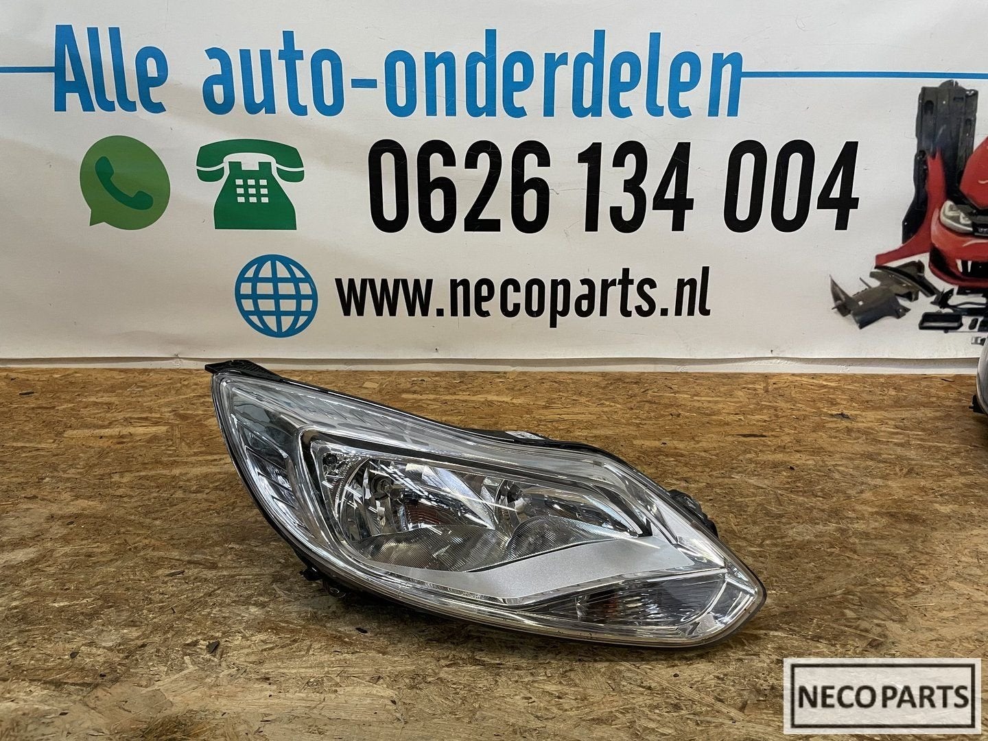 FORD FOCUS KOPLAMP H7 HALOGEEN 2011-2014 ORIGINEEL, Gebruikt, -, -, Ophalen of Verzenden