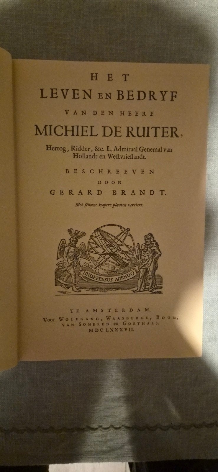 Het Leven en Bedrijf van Michiel de Ruyter - Gerard Brandt, Ophalen of Verzenden, Gerard Brandt