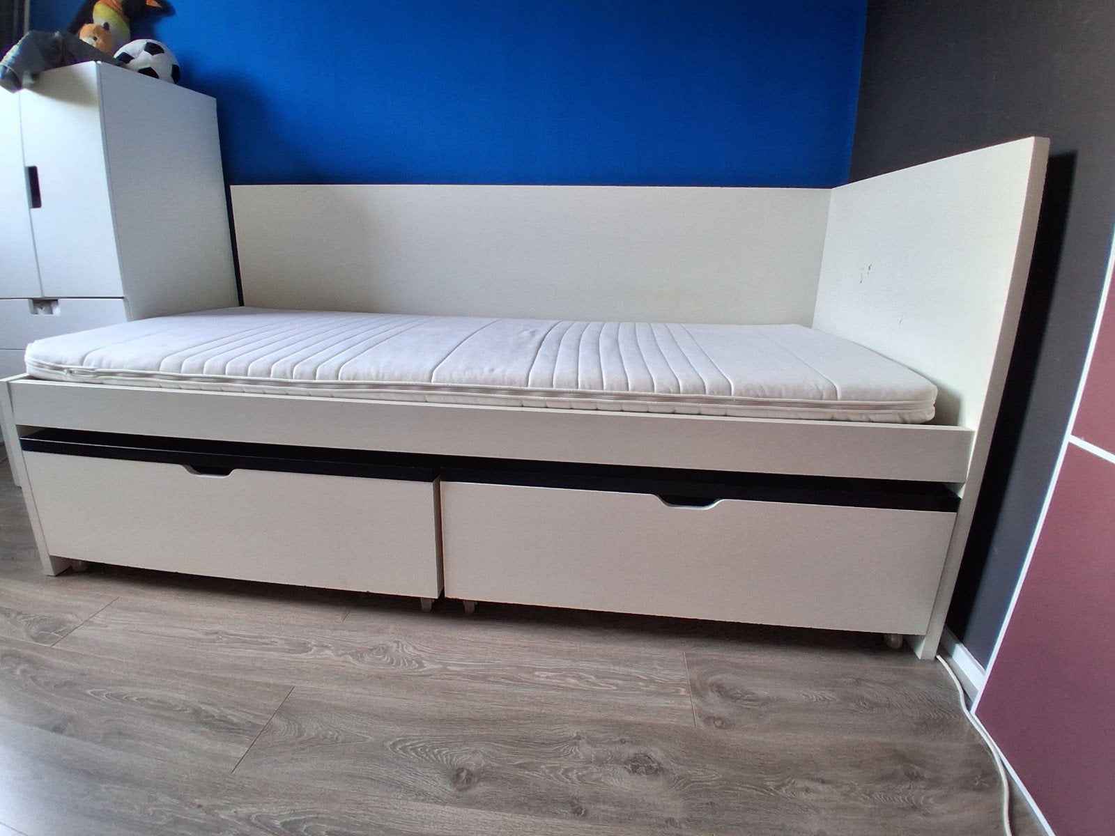 Eenpersoons bed 200 x 90 x 50 cm, Ophalen, Gebruikt, 90 cm, Eenpersoons