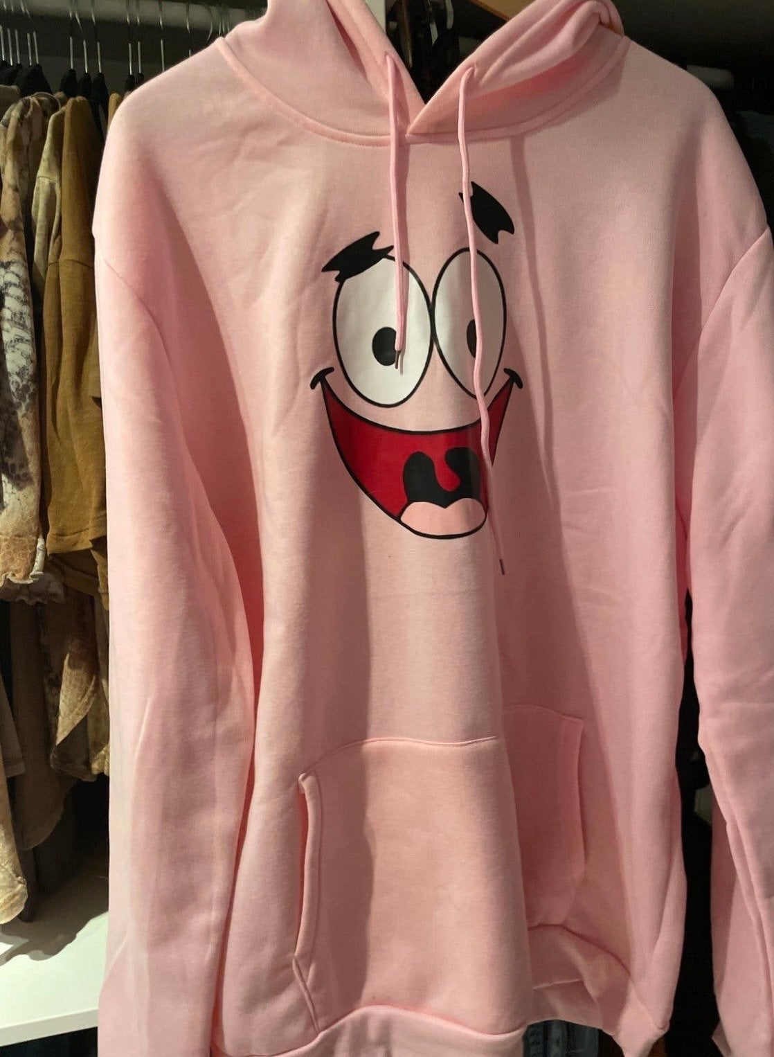 Roze Patrick Ster Hoodie - Perfect voor Carnaval!, Maat 38/40 (M), Carnaval, Ophalen of Verzenden, Zo goed als nieuw