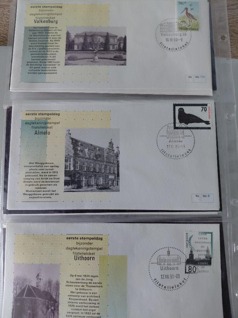 eerste dagenveloppen, Ophalen, Nederland