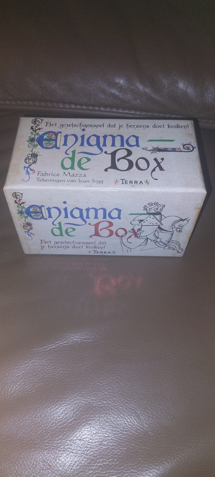 Enigma de Box, Drie of vier spelers, Ophalen of Verzenden, Gebruikt, Terra