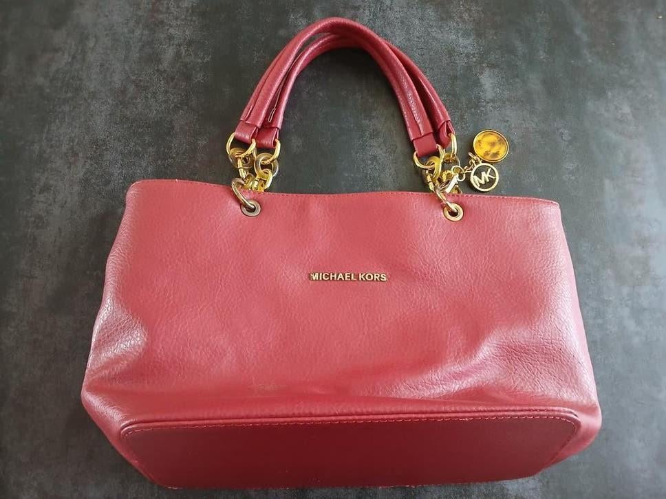 Michael Kors rode schoudertas, Ophalen of Verzenden, Rood, Schoudertasje
