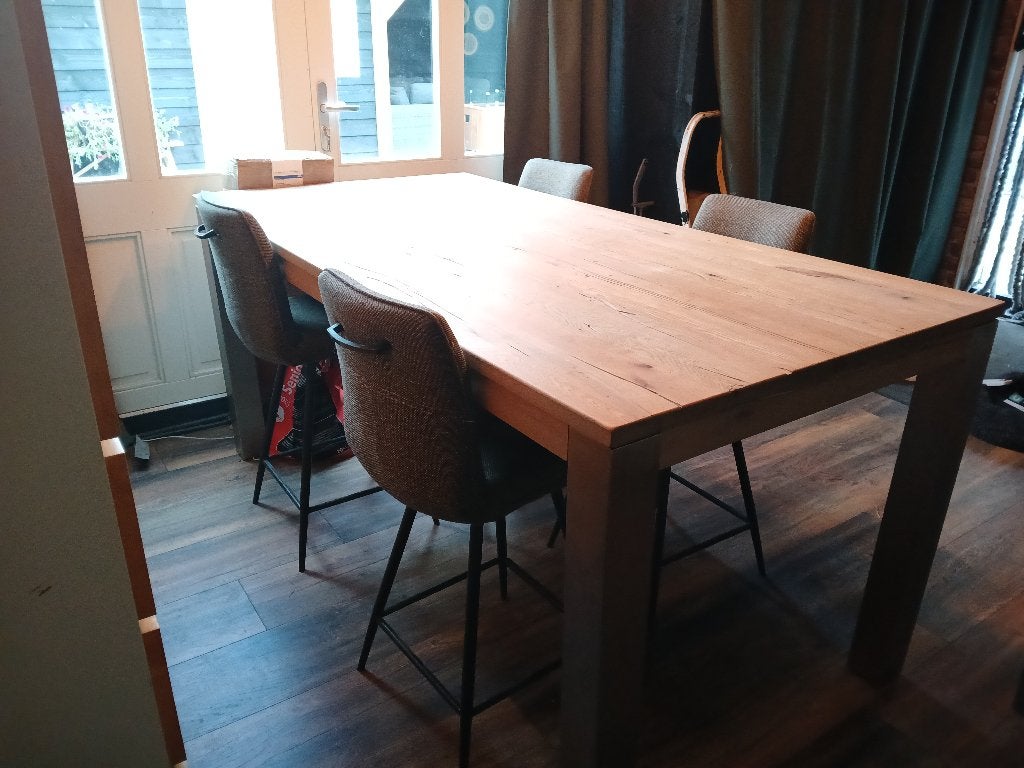 Eettafel, Huis en Inrichting, Ophalen, Gebruikt, 200 cm of meer, 50 tot 100 cm