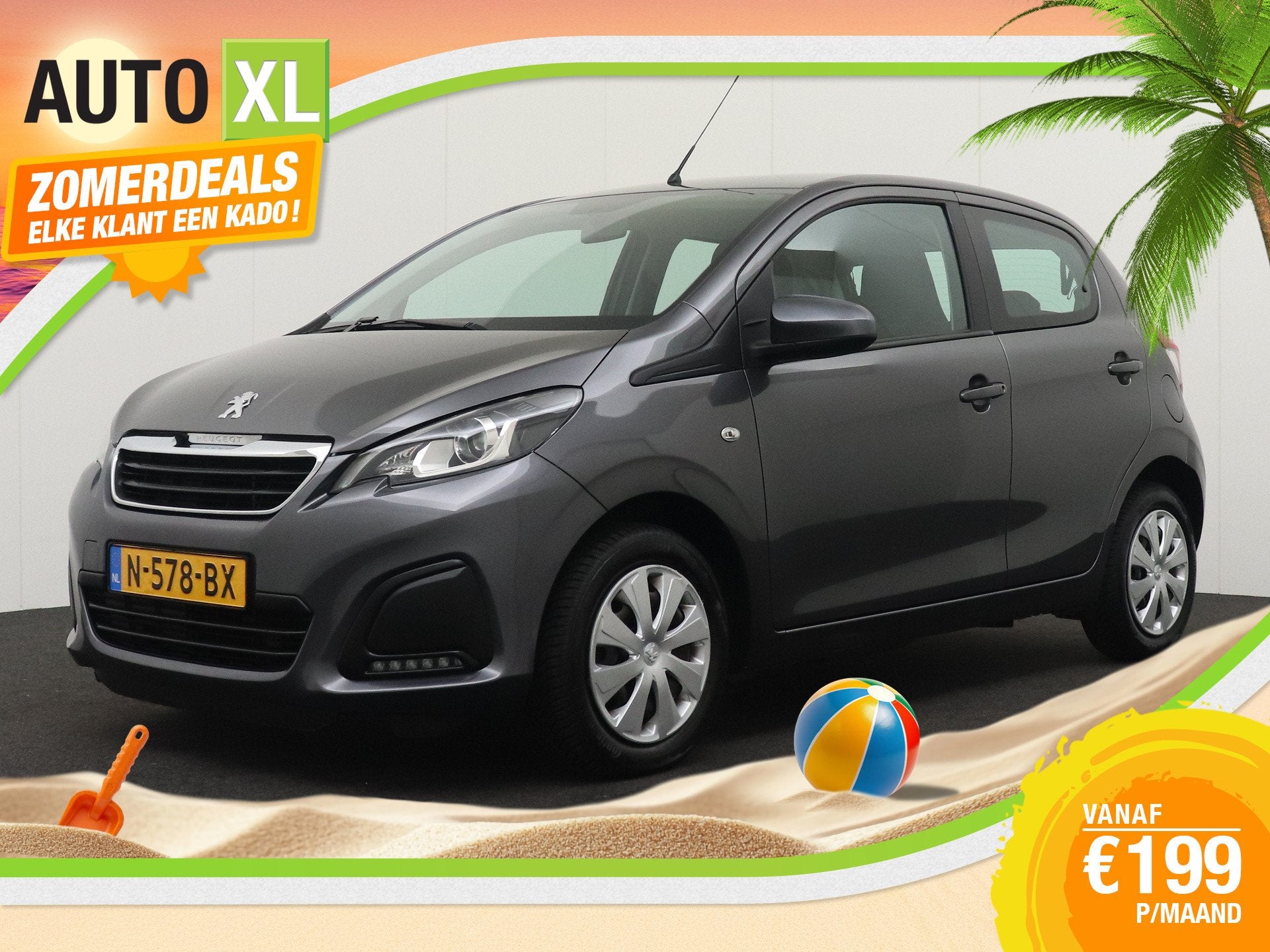 Peugeot 108 1.0 e-VTi Active Bluetooth DAB LED (bj 2021), Voorwielaandrijving, Dealer onderhouden, Gebruikt, 4 stoelen
