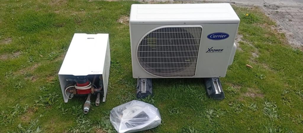 Hybride warmtepomp met Carrier airco, Ophalen, 60 tot 150 cm, Overige typen, 80 cm of meer