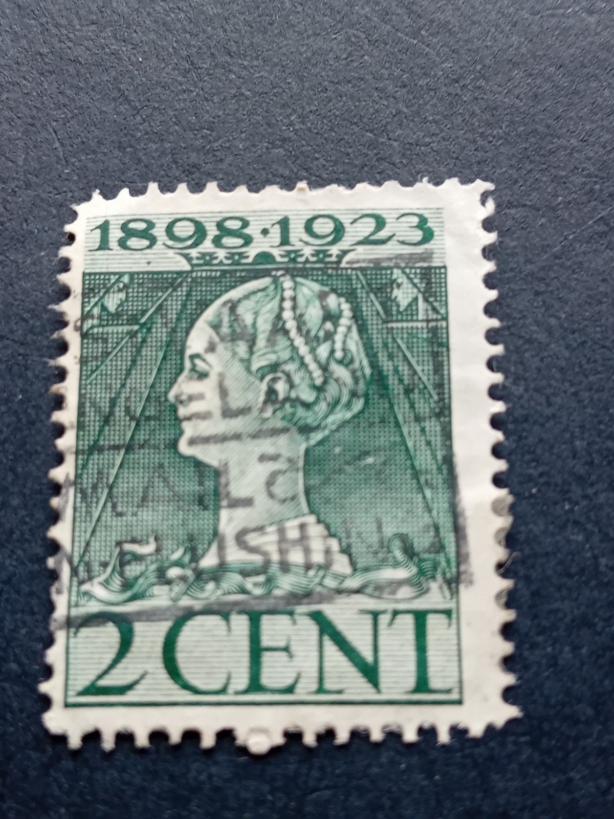 Zeldzame Nederlandse postzegel 1898-1923, 2 cent, Ophalen of Verzenden