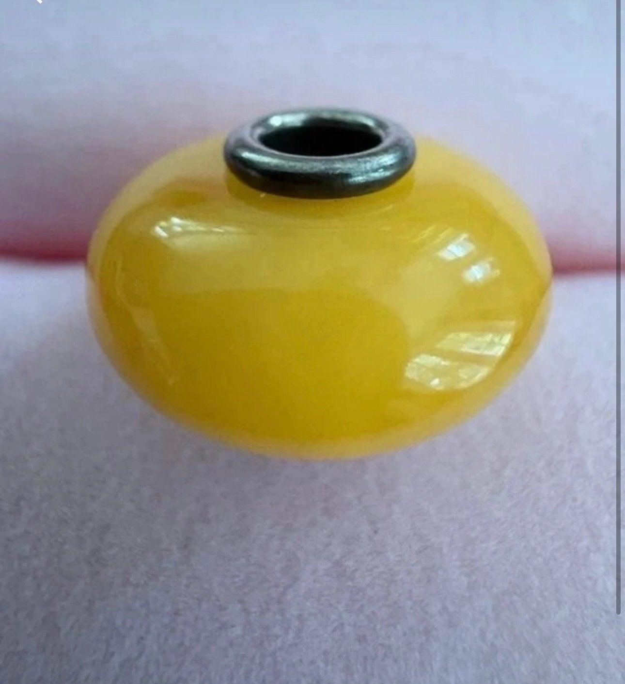 Unieke grote Trollbeads Amber - Smooth Butterscotch, Ophalen of Verzenden, Zo goed als nieuw, Trollbeads, 1 bedel