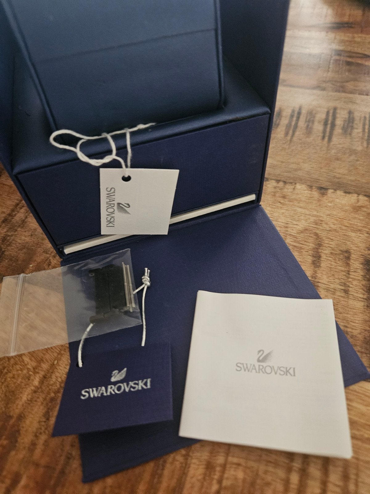 Swarovski Horloge - Zwart met Kristallen, Overige merken, Overige materialen, Polshorloge, Overige materialen