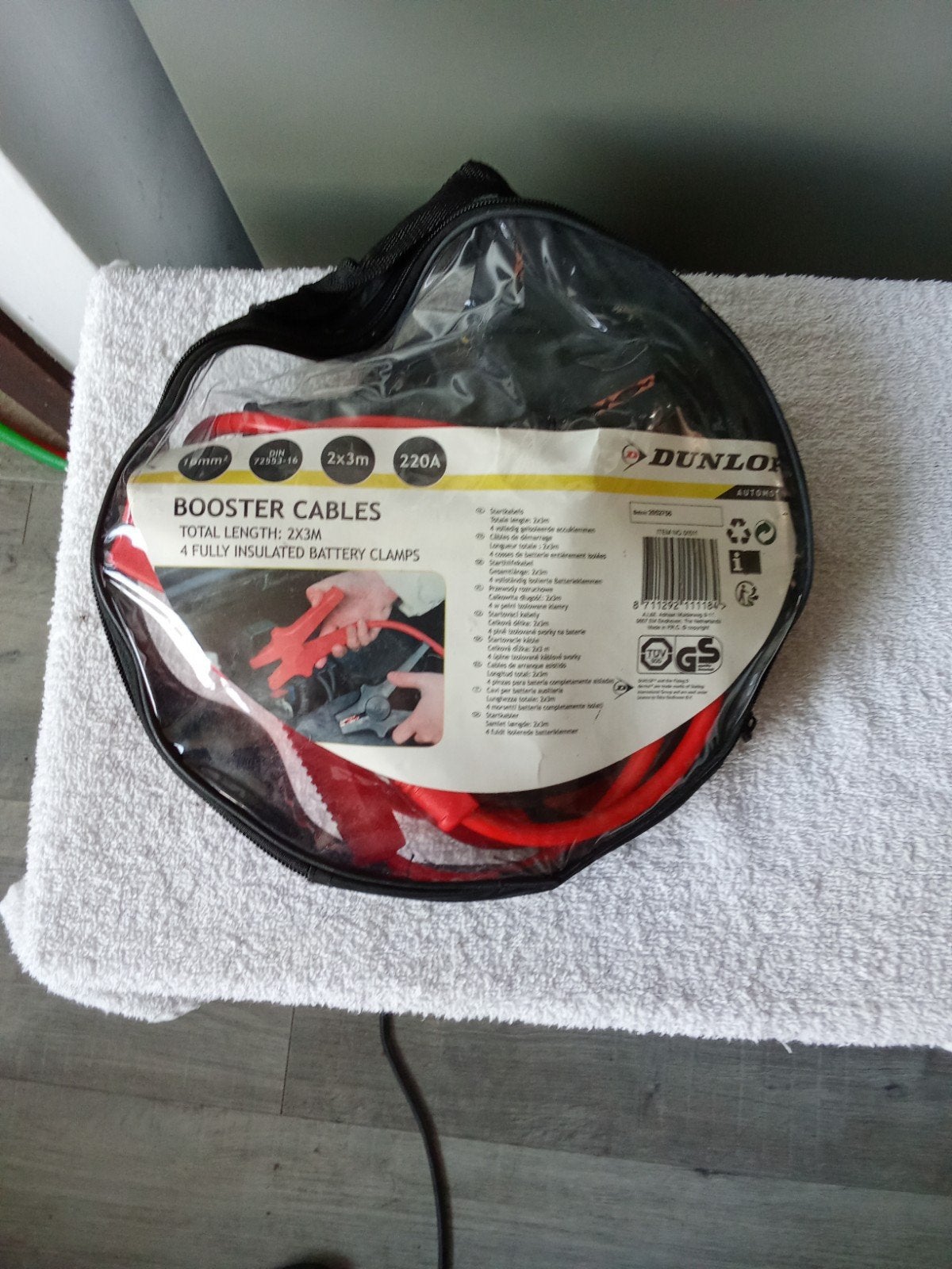 Dunlop Startkabels 2x3m - Nieuw in verpakking, Nieuw, Universele onderdelen