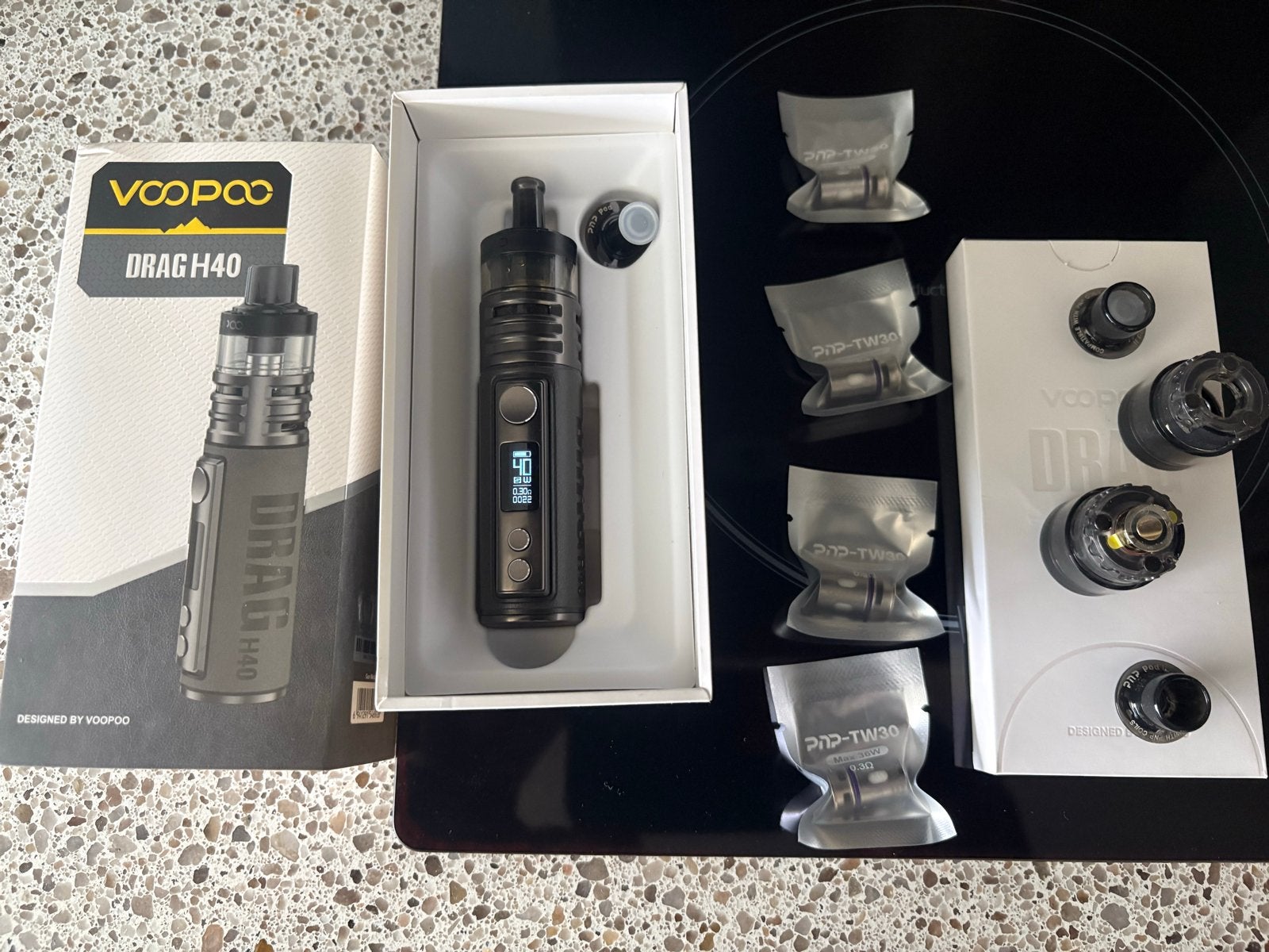 VooPoo Drag H40, Ophalen of Verzenden, Zo goed als nieuw