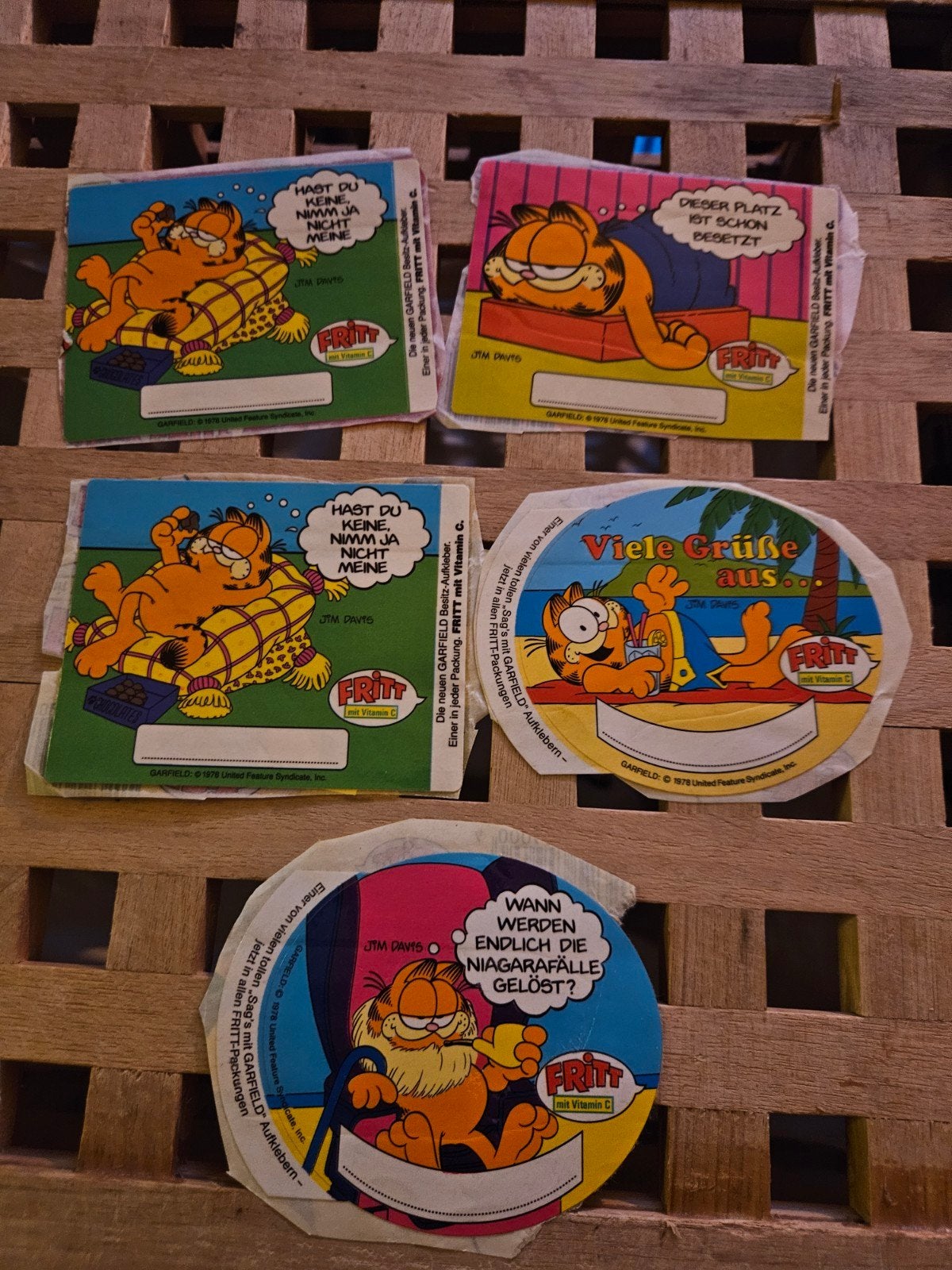 Garfield stickers, Verzamelen, Ophalen of Verzenden