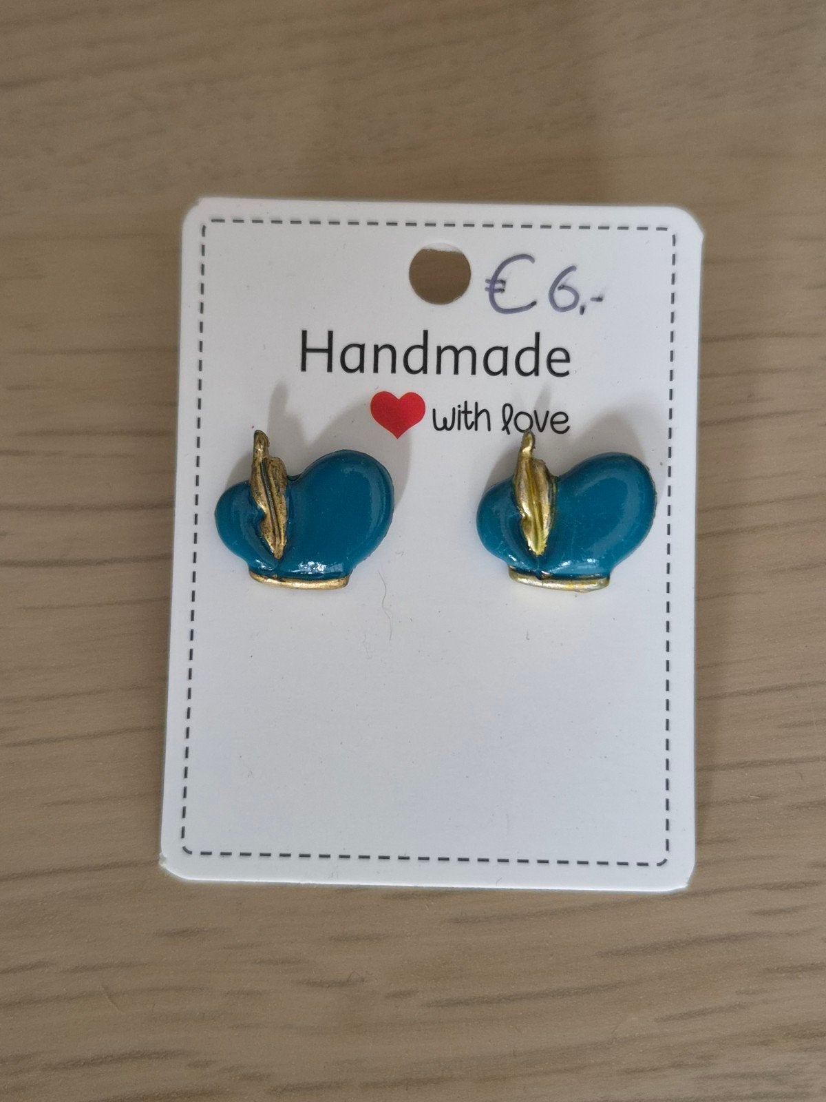 Handgemaakte oorbellen Pietenmutsjes, Sinterklaas, Ophalen of Verzenden, Nieuw, Blauw, Oorbellen