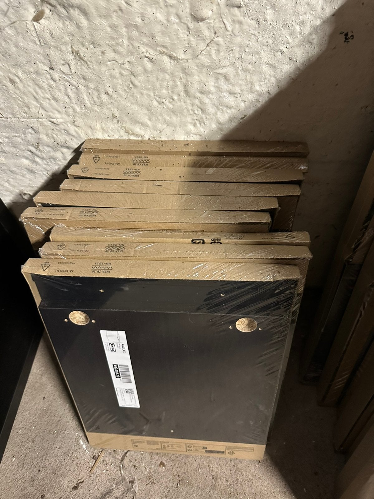 9x Kalax 602.781.20 ikea kast deur deurtjes, Ikea, Doos, Ikea, Minder dan 50 cm