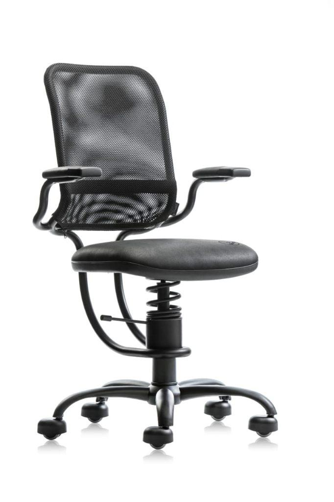 SpinaliS Ergonomic actieve bureaustoel beursdemo, Gerbičeva ulica 102 Ljubljana, Zwart, Ophalen of Verzenden, Zo goed als nieuw