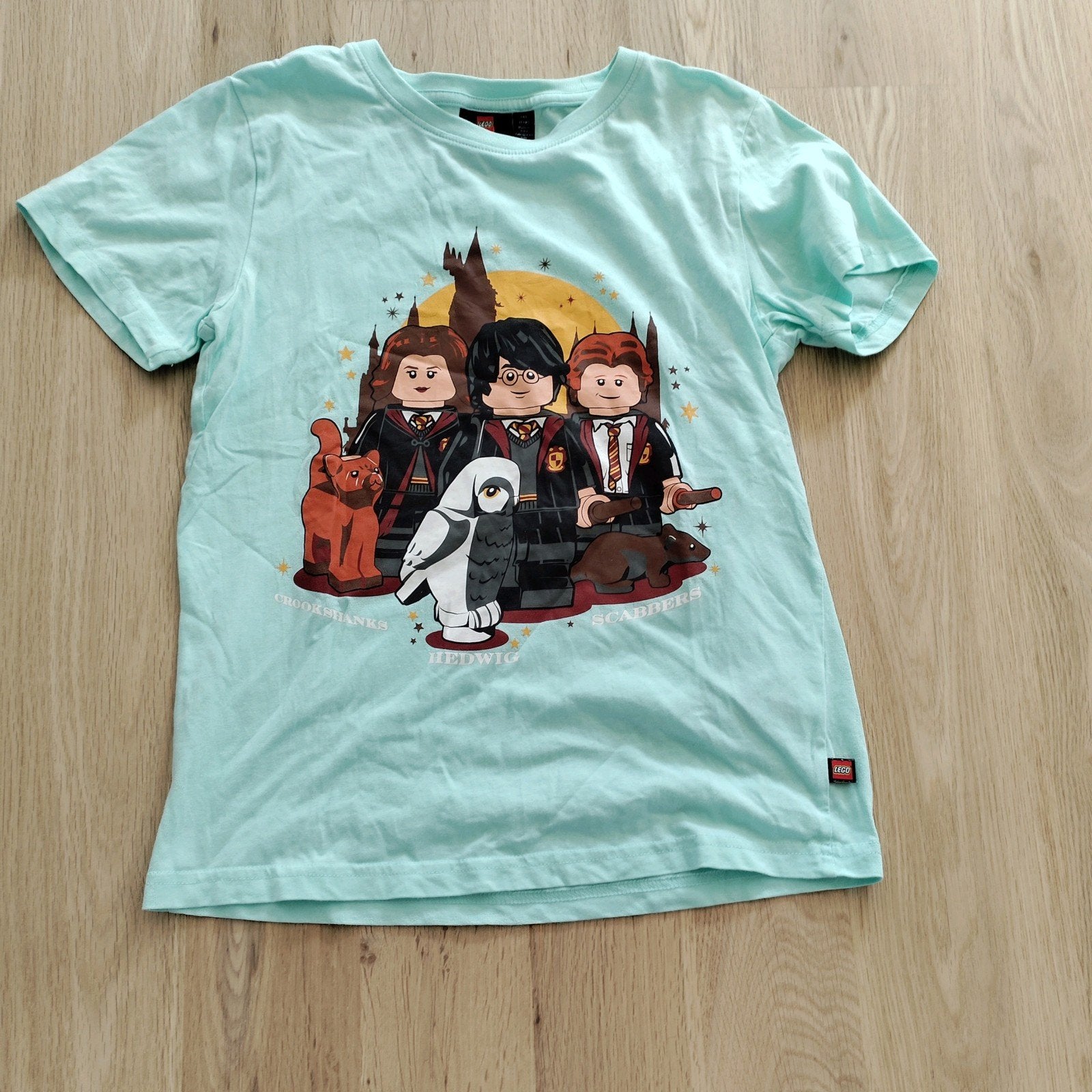 Lego Wear Harry Potter shirt maat 146 mint groen, Gebruikt, Lego Wear, Jongen of Meisje, Ophalen of Verzenden