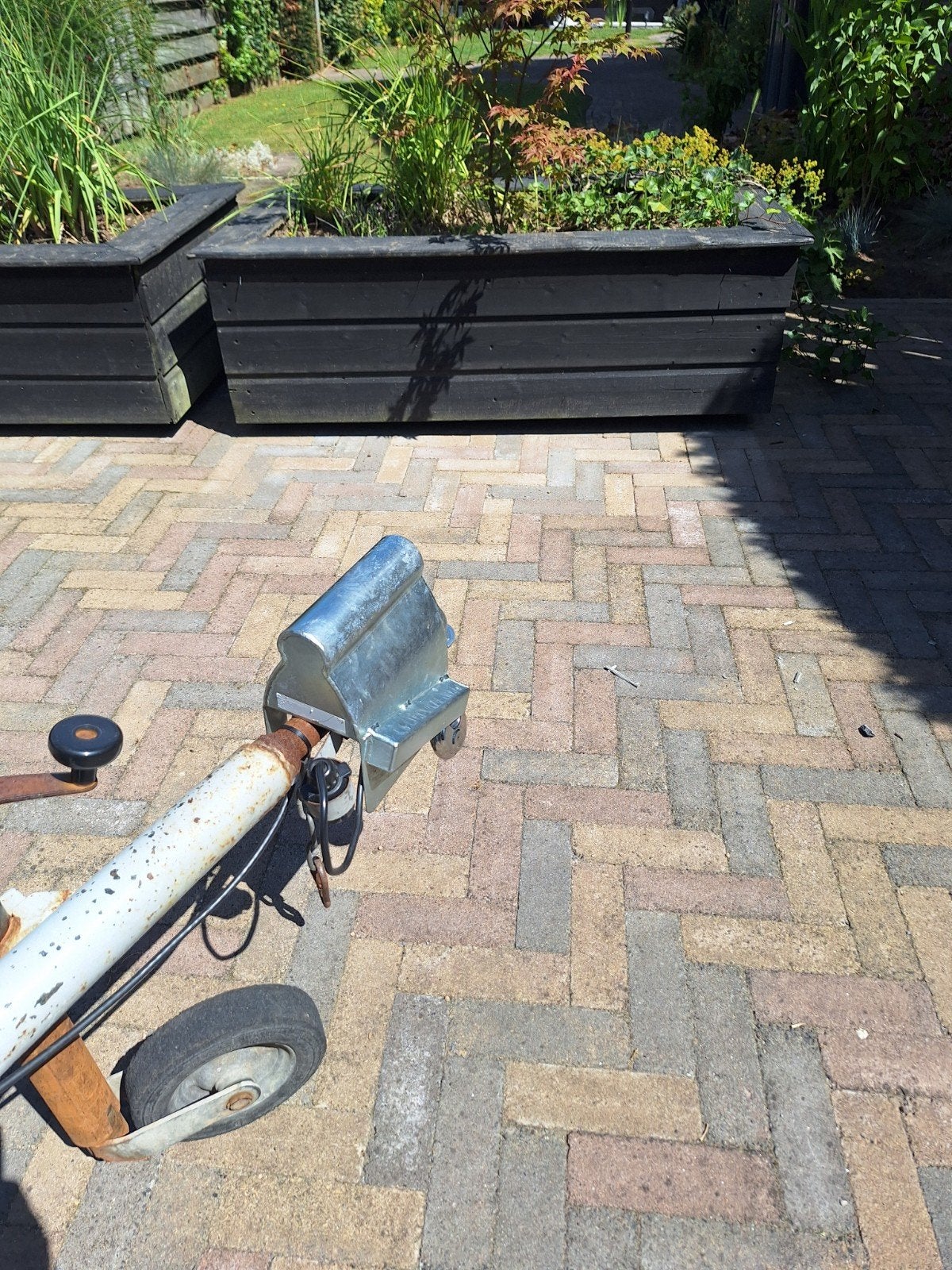 Aanhanger 200x110 met extra rekken en accessoires, Auto diversen, Aanhangers en Bagagewagens, Ophalen of Verzenden, Gebruikt