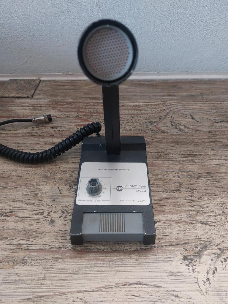 Zetagi MB+4 Tafelmicrofoon, Telecommunicatie, Ophalen of Verzenden