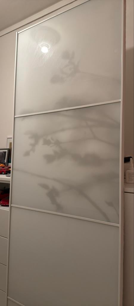 IKEA Pax schuifdeur frame wit, 75x236 cm, Gebruikt, 200 cm of meer, Minder dan 25 cm, Metaal