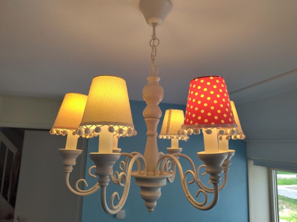 Kroonluchter, Ophalen, Zo goed als nieuw, Lamp