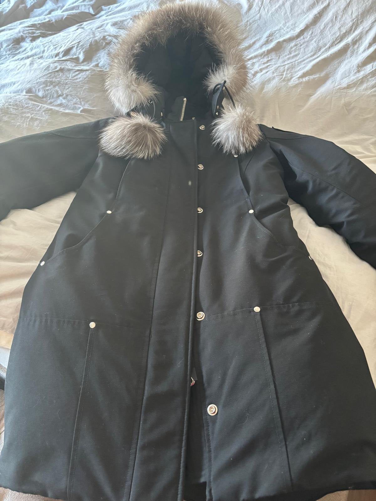 Moose knuckles jas, Ophalen, Zo goed als nieuw, Zwart