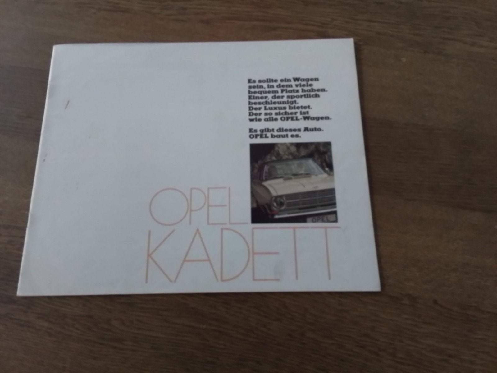 Folder Opel Kadett 1968, Ophalen of Verzenden, Nieuw, Opel