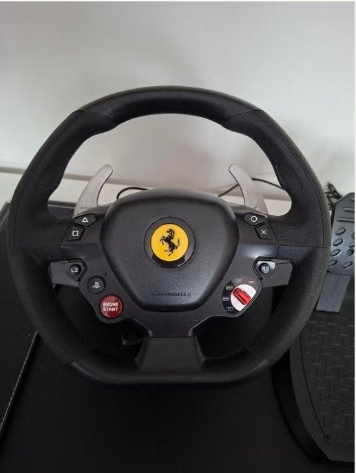 Thrustmaster T80 Ferrari 488 GTB Edition racestuur, 1 speler, Eén computer, Zo goed als nieuw, Vanaf 3 jaar