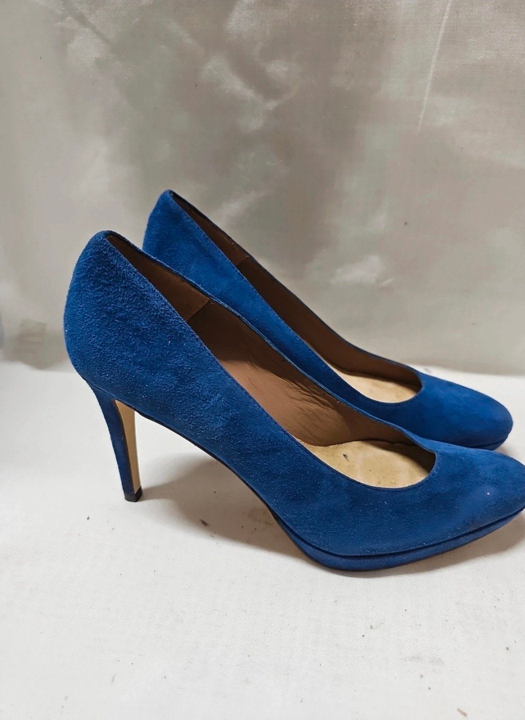 Pedro Miralles suède pumps - Maat 39 - Blauw, Ophalen of Verzenden, Gedragen, Blauw