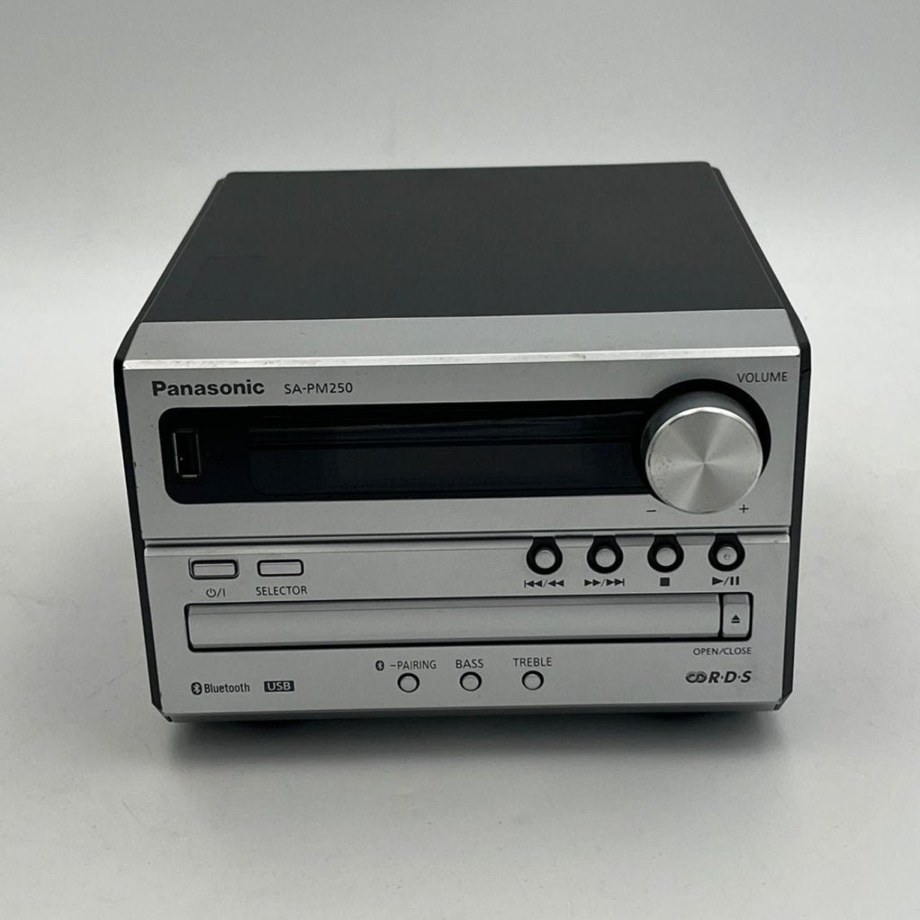 Panasonic SA-PM250 Radio met speakers Bluetooth/Cd/USB, Panasonic, Zo goed als nieuw, Support@panasonic.com, 1006, Oaza Kadoma, Kadoma-shi
Osaka 571-8501
Japan