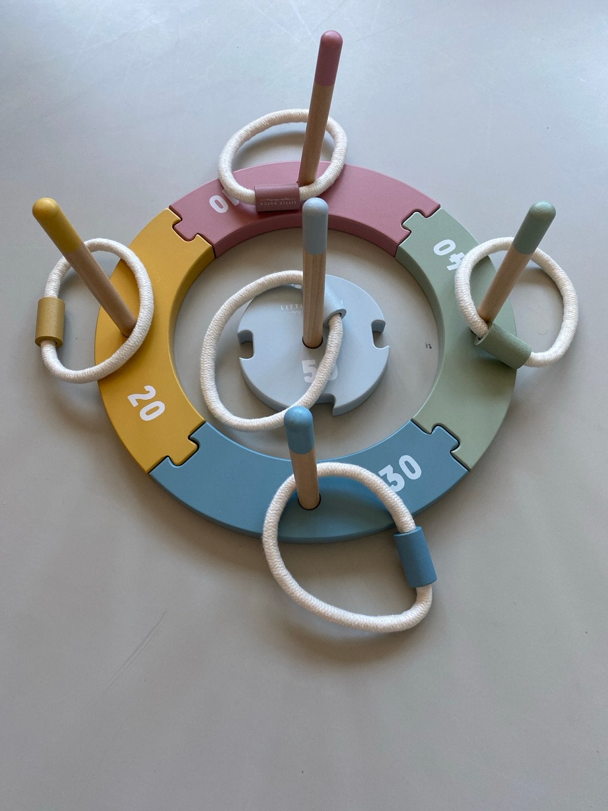 Little Dutch Ringwerpspel Houten Speelgoed, Ophalen of Verzenden, Zo goed als nieuw, Jongen of Meisje