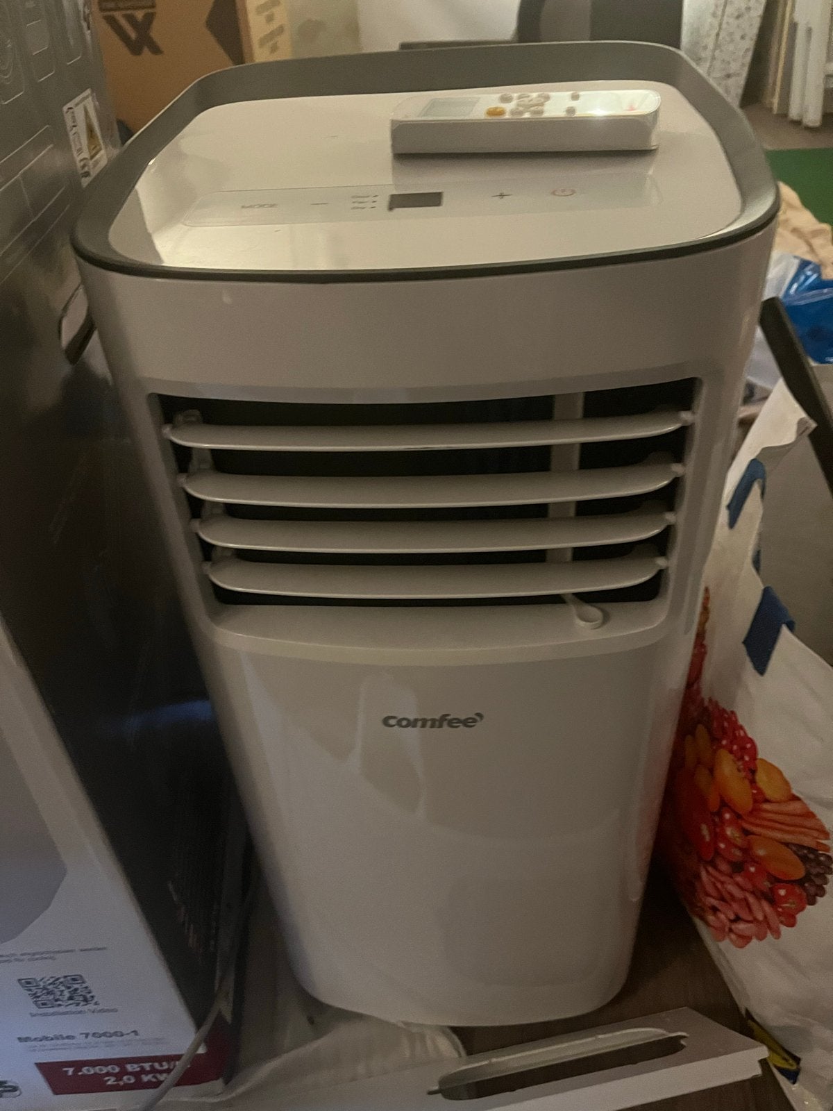 Comfee Mobiele Airco 7000 BTU - Koelen en Ventileren, Witgoed en Apparatuur, Airco's, Ophalen, Minder dan 60 m³, 3 snelheden of meer