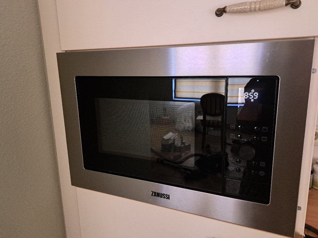 Inbouw Magnetron Zanussi, Ophalen, Inbouw, Draaiplateau, Magnetron