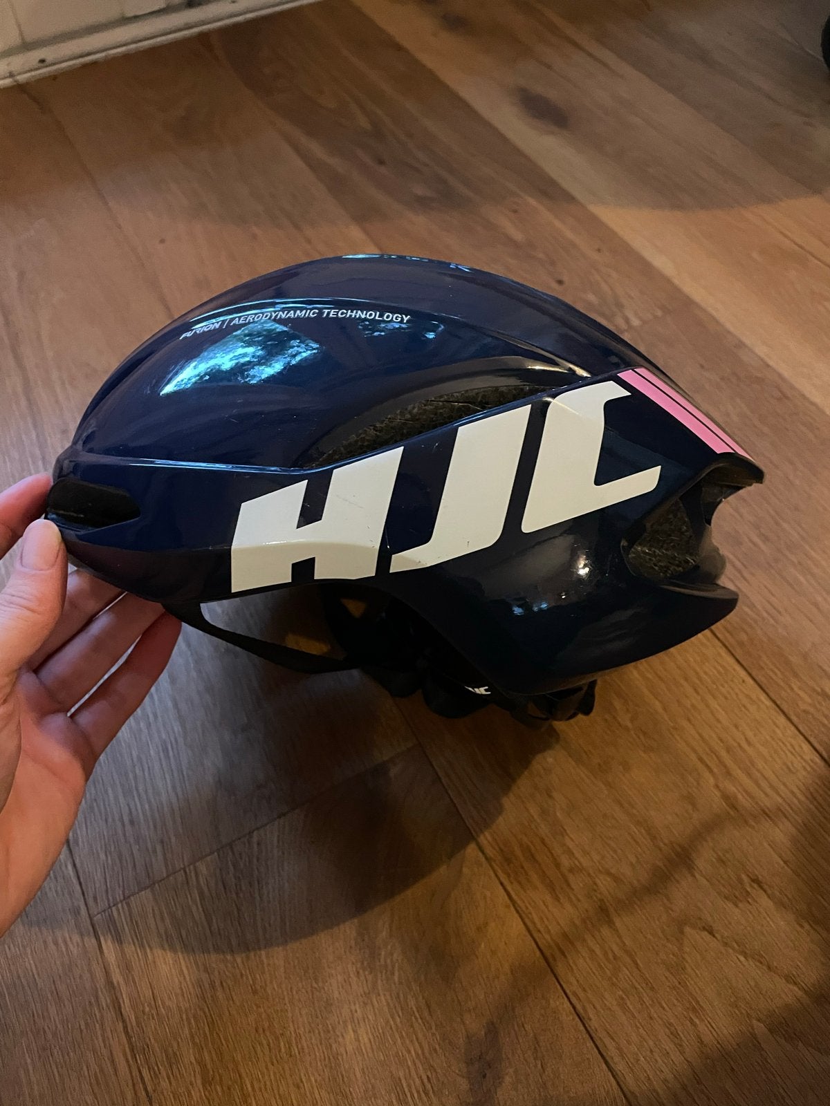 HJC Furion Dames Fietshelm M/L 57-59cm Donkerblauw, Fietsen en Brommers, Ophalen, Gebruikt, M, Dame