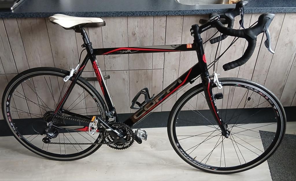 Fausto Coppi Myth Racefiets - Zwart/Rood, 57 tot 61 cm, Ophalen, Meer dan 20 versnellingen, Overige merken
