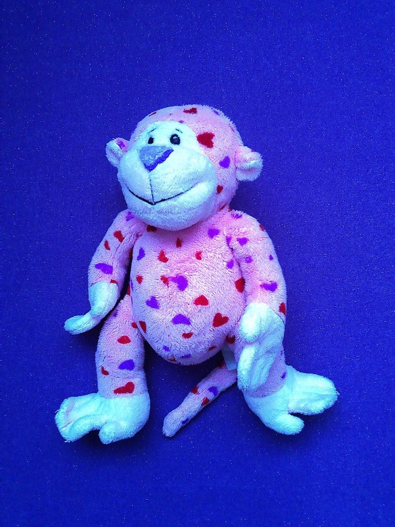 GANZ Knuffel AAP. 25 CM. ROZE **Nieuw**, Overige merken, Nieuw, Ophalen of Verzenden, Met label