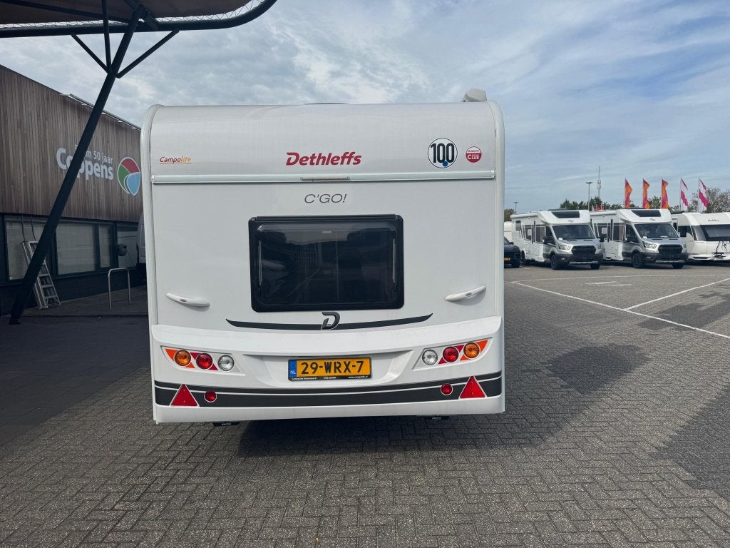 Dethleffs C'Go Active 495 QSK 2026 Mover,Airco,Luifel!!, Caravans en Kamperen, Bedrijf, Treinzit, Schokbreker, 5 tot 6 meter