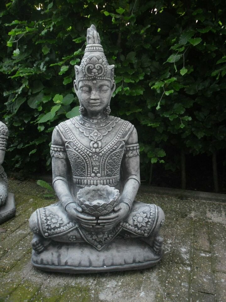 Boeddha , hoogte 83cm, Tuin en Terras, Ophalen, Nieuw, Beton, Boeddhabeeld